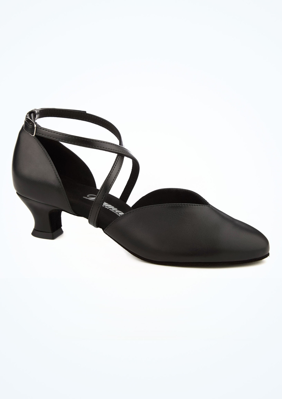 Scarpe da Ballo a Pianta Larga Diamant - 4cm - Nero - Move Dance IT