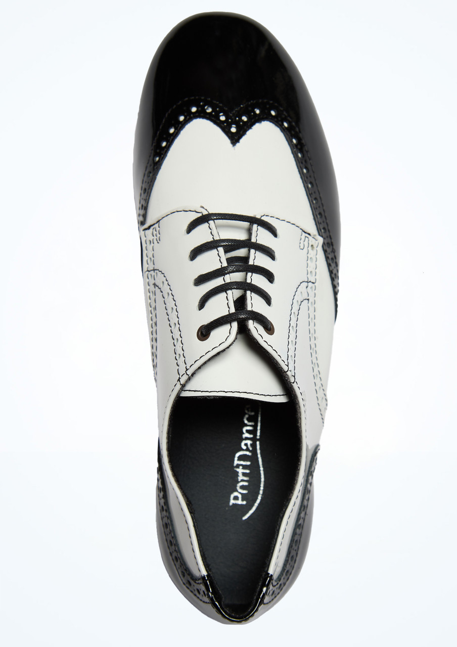 Scarpe da ballo per uomo bianche e nere 042 Tango PortDance Move