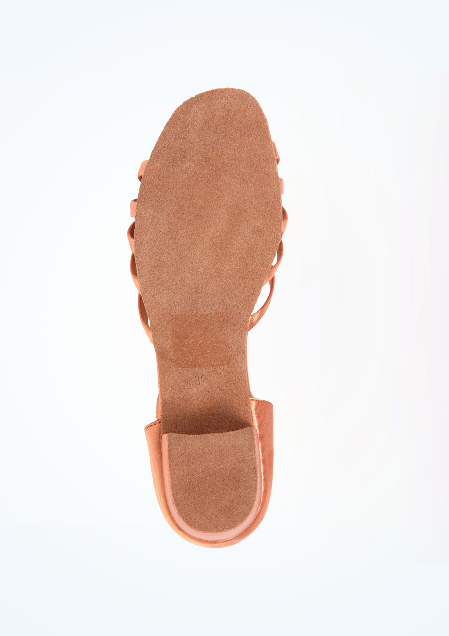 YKXLM Scarpe Da Ballo Latino Per Donne E Bambine - Tacco 3,5 O 4,5 Cm, Modello WHD28, Colori Vari (Nero, Rosso, Rosa, Beige, Bianco, Bronzo, Marrone)