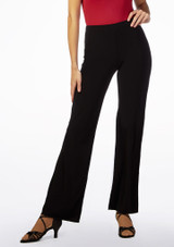 Pantalon de Baile con Pata Ancha Intermezzo Negro Delante [Negro]