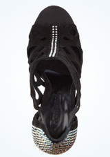 Zapatos de baile Lara Port Dance 7,1 cm Negro Parte inferior 2 [Negro]