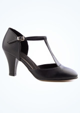 Scarpe Carattere con fascia a T Erika di Move Dance tacco da 6,2 cm - Nero Negro [Negro]