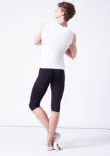Pantaloncini al ginocchio per uomo Sean Ballet Rosa Nero Back [Nero]