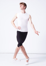 Pantaloncini al ginocchio per uomo Sean Ballet Rosa Nero Front 2 [Nero]
