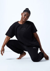 Maglietta oversize tonale di Bloch Negro Delante 2 [Negro]