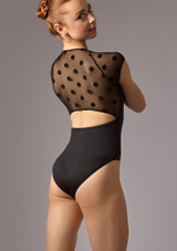 Body con cerniera frontale Elena Move Dance Nero Back [Nero]