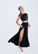 Weissman Matte Jersey Maxi Skirt