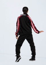Weissman Sequin Striped Track Jacket
