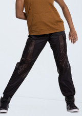 Weissman Sheer Inset Cargo Pants Negro [Negro]