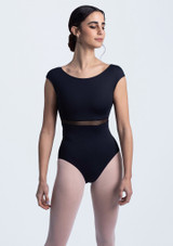 Body con maniche ad aletta in nastro Intermezzo