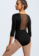 Body con maniche a ¾ in nastro Intermezzo