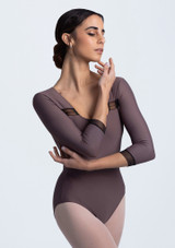 Body con maniche a ¾ in nastro Intermezzo