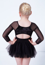 Body con tutù per ragazze Kelsey Bloch Negro Detrás 2 [Negro]