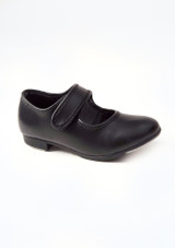 Scarpe da tip tap con velcro Alegra Negro Lado [Negro]