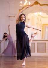 Falda larga Elise Move Dance Detrás [Púrpura]