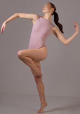 Body con scollo rotondo Cora Move Dance Malva francese Front 2 [Rosa]