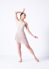 Minifalda asimétrica Riley Move Dance Delante [Marrón]