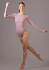 Body a maniche lunghe Callie Move Dance Malva francese Front 2 [Rosa]
