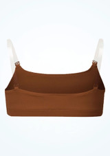 Crop top per ragazze Leia Bloch Caramella Mou Back [Marrone]