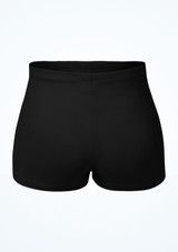 Pantalón corto de cintura alta para niña Starr Bloch Negro Detrás [Negro]