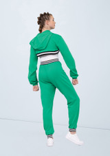 Weissman French Terry Ultra-Crop Hoodie Kelly [Verde]