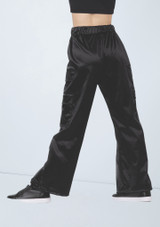 Weissman Satin Cargo Pants Nero [Nero]