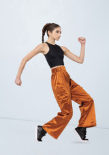 Weissman Satin Cargo Pants Rame 063 [Marrone]
