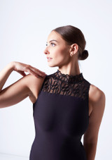 Maillot cuello alto Akarso Wear Moi Negro Delante 2 [Negro]