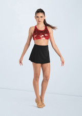 Weissman Ultra Sparkle Bra Top Rosso 7 [Rosso]