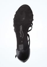 Scarpe in raso da ballo da sala e latino 631 PortDance - 6,1 cm [Nero]