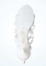 Scarpe da tango e salsa 803 PortDance 7 cm [bianco]