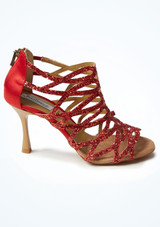 Scarpe da tango e salsa 803 PortDance 7 cm [rosso]