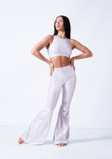 Crop top metallizzato Edith Alegra