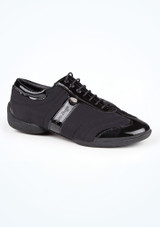 Scarpe da ballo stile sneaker per uomo in pelle verniciata Pietro PortDance