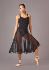 Gonna lunga da danza classica Cynthia Move Dance Nero Front 2 [Nero]
