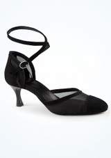 Scarpe da ballo da sala nere Frances Move Dance – 5 cm [Nero]