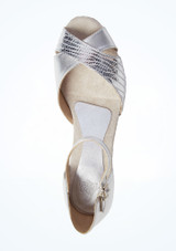Scarpa da ballo da sala argento Veronica Move Dance – 4,45cm