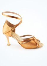 Scarpe da ballo da sala e latino americano marrone chiaro Lavinia Move Dance â€“ 6,35 cm [Marrone]