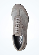 Scarpe da ballo stile sneaker per uomo in denim grigio Pietro Street PortDance