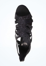 Scarpa da ballo nera Mira Move Dance – 7,6 cm Nero Top [Nero]
