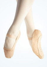 Scarpette da danza classica in pelle e suola intera Aspire Bloch