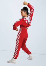Weissman Checkered Zip-Up Hoodie