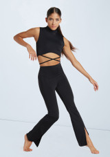 Weissman Split-Front Flare Leg Pants