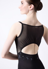 Body a canottiera Zinnia Bloch Nero Back 2 [Nero]
