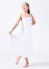 Abito in tessuto trasparente a rete per ragazze Primrose Move Dance