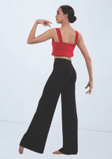 Weissman Matte Jersey Crop Top Rosso 4 [Rosso]