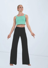 Weissman Matte Jersey Crop Top Spearmint 4 [Blu]