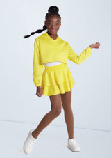 Weissman Cropped Hoodie Canary [Giallo]