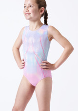 Alegra Girls Lover Tank Sleeve Gymnastics Leotard Rosa Front [Rosa]
