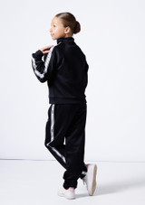 Childrens Bloch Logo Track Jacket Nero Back [Nero]